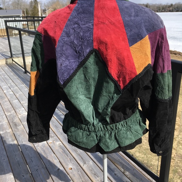 Chia Leather Bomber Jacket - Picture 5 of 13